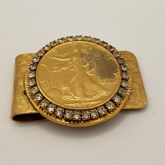 Liberty Walking Half Dollar Money Clip - Picture 3 of 7